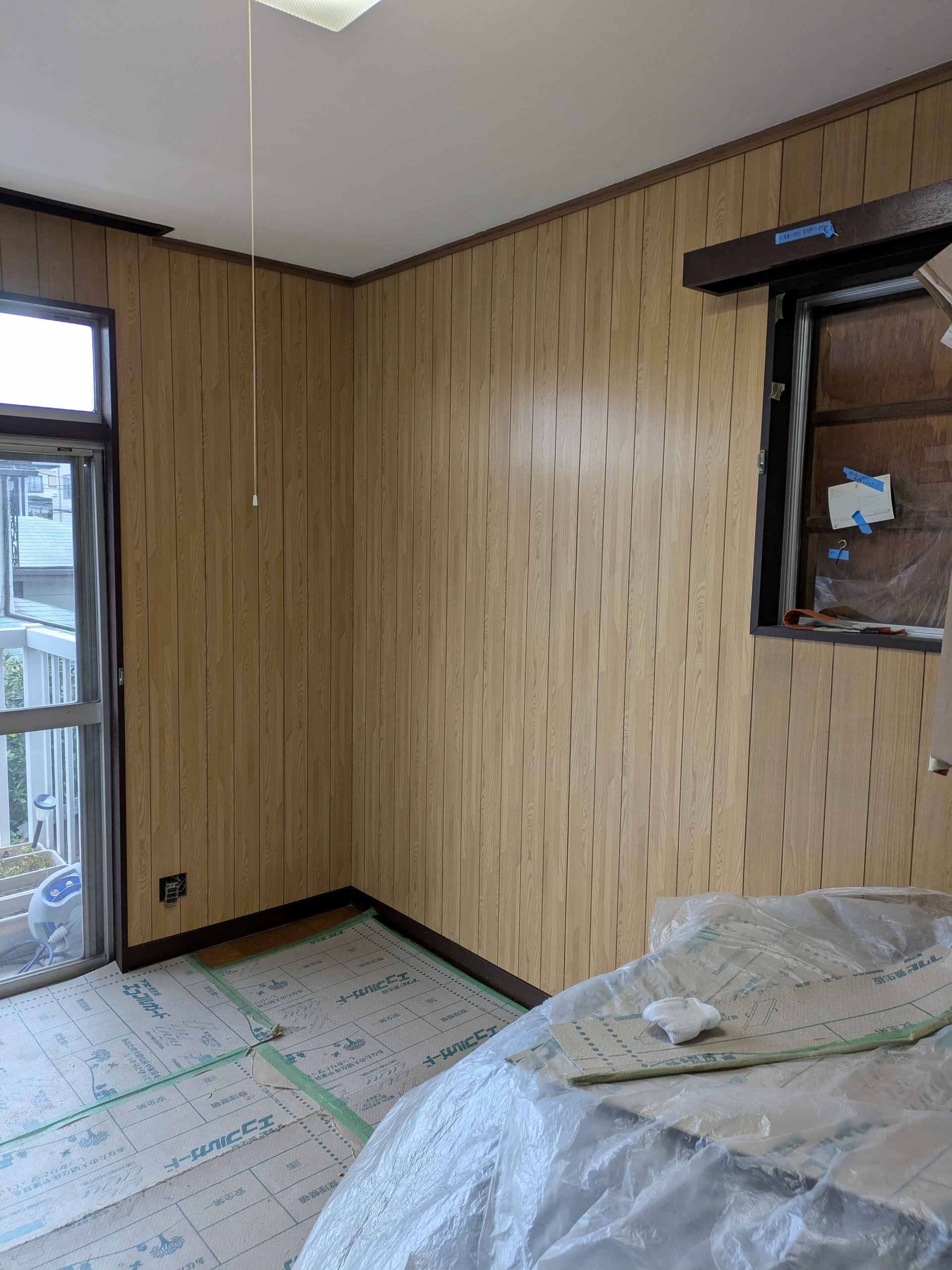 耐震改修 内部 内壁復旧