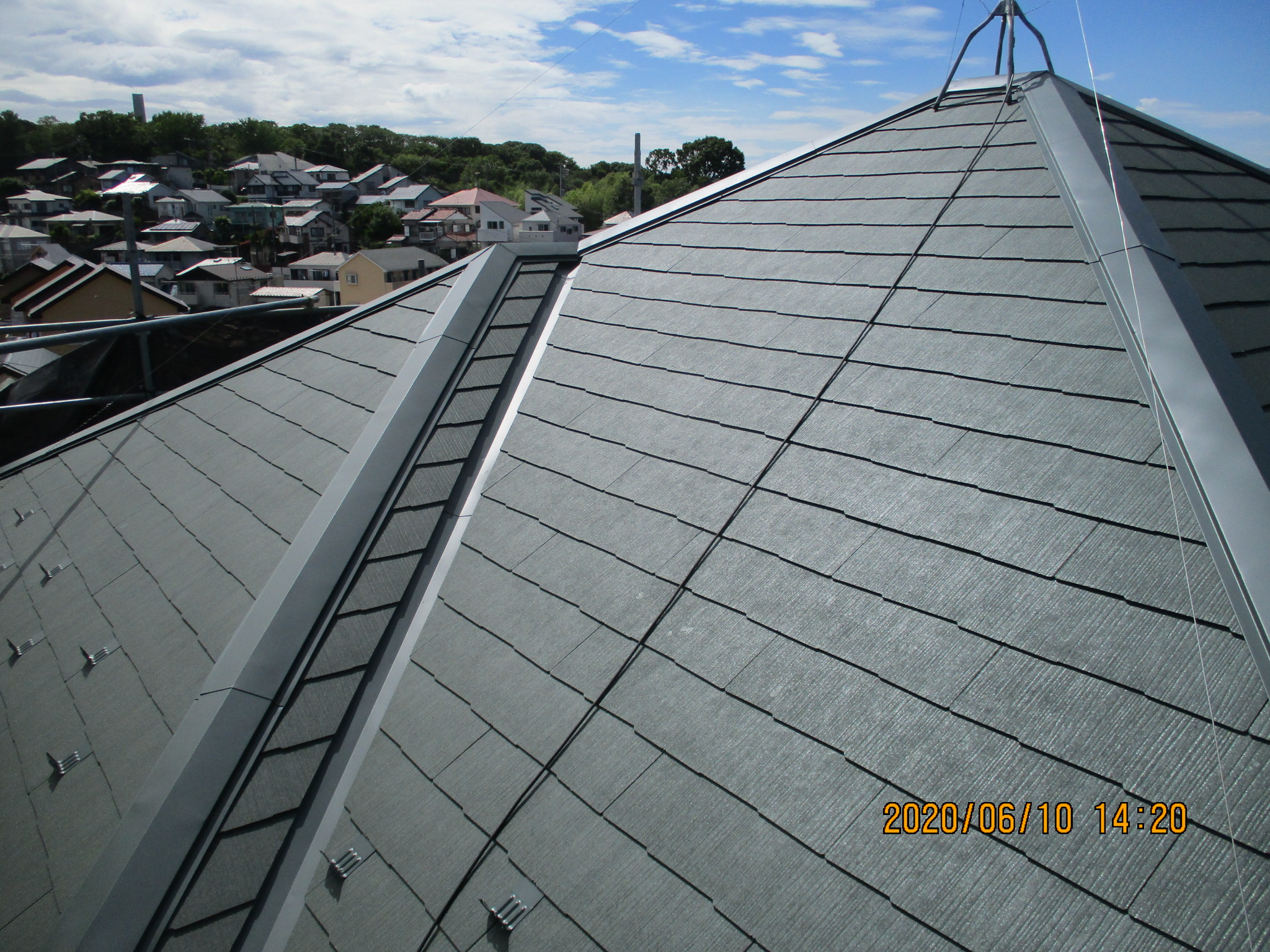 スレート葺き替え 改修後